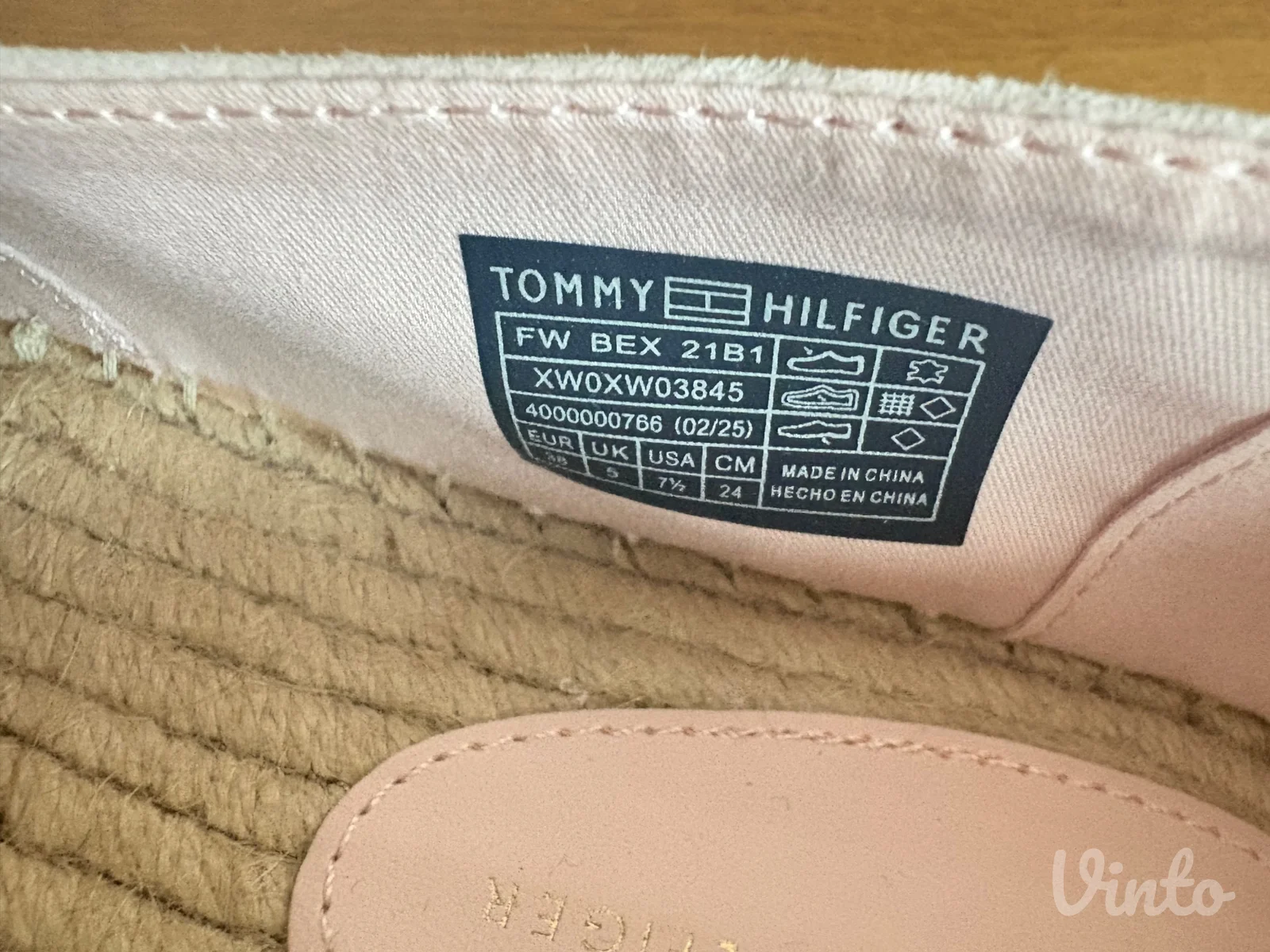 Tommy Hilfiger espadrile