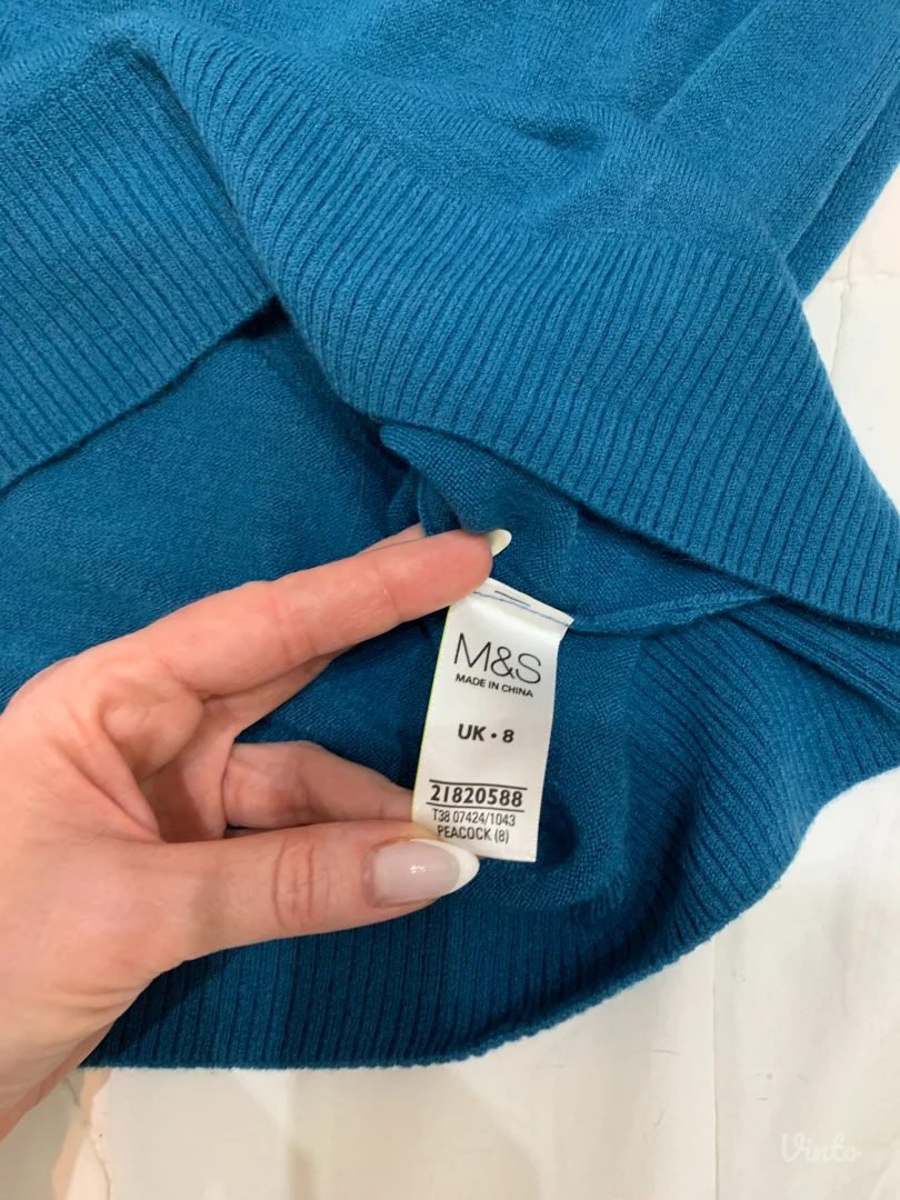 184. Marks & spencer tirkizna polurolka