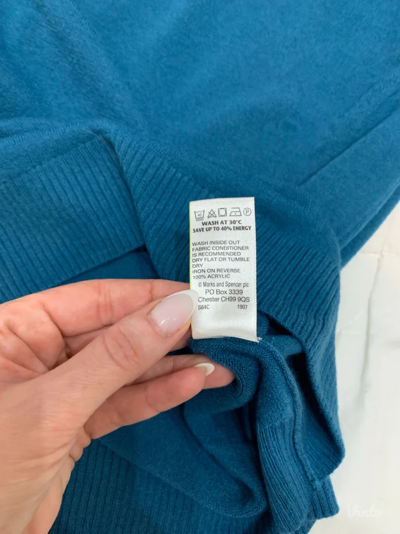 184. Marks & spencer tirkizna polurolka