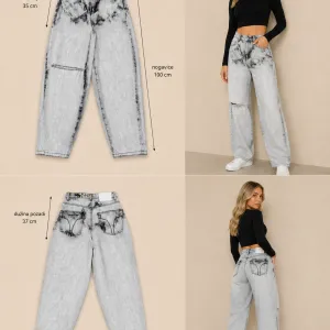 Miss Sixty barrel jeans visok struk
