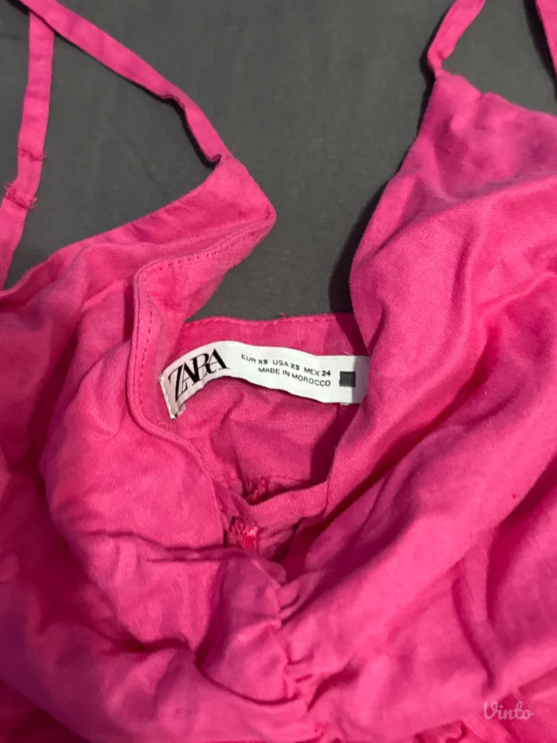 Zara pink letnja haljinica