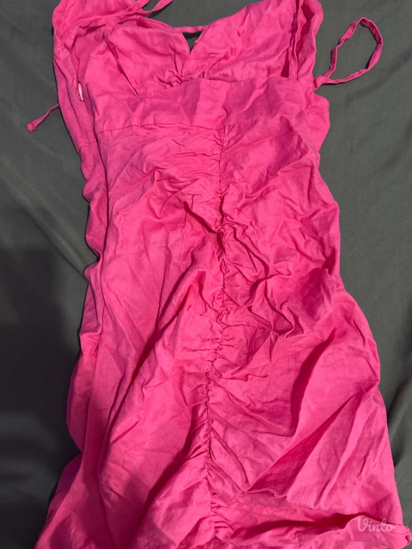 Zara pink letnja haljinica