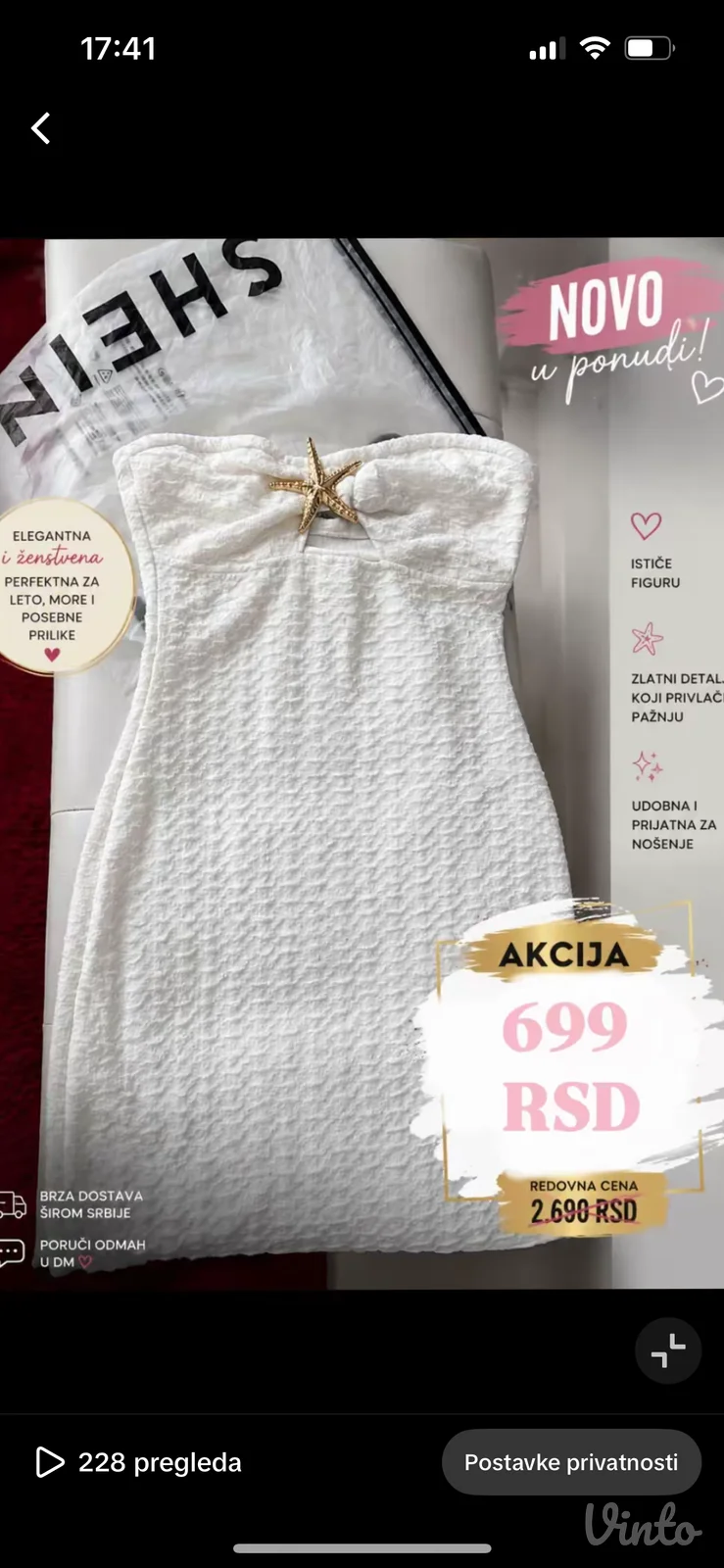Shein letnja haljina-nova