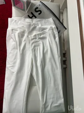 Bele pilates pantalone