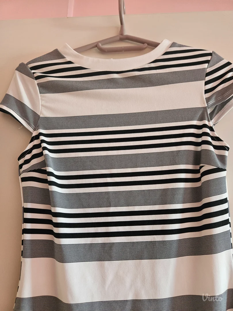 Crno-bela haljina River Island