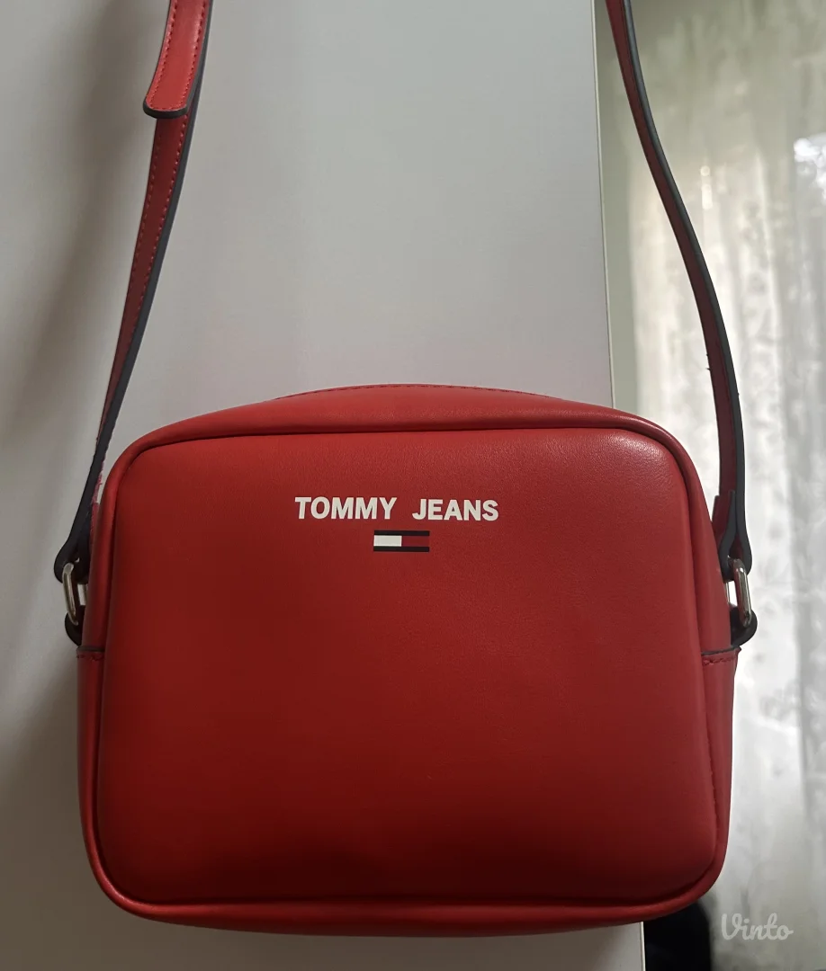 Tommy jeans-Crvena torbica
