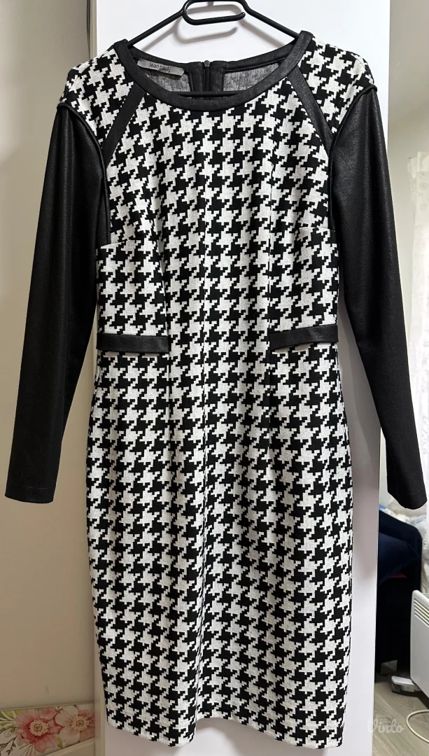 Jean Paul Berlin-Karirana crno-bela haljina