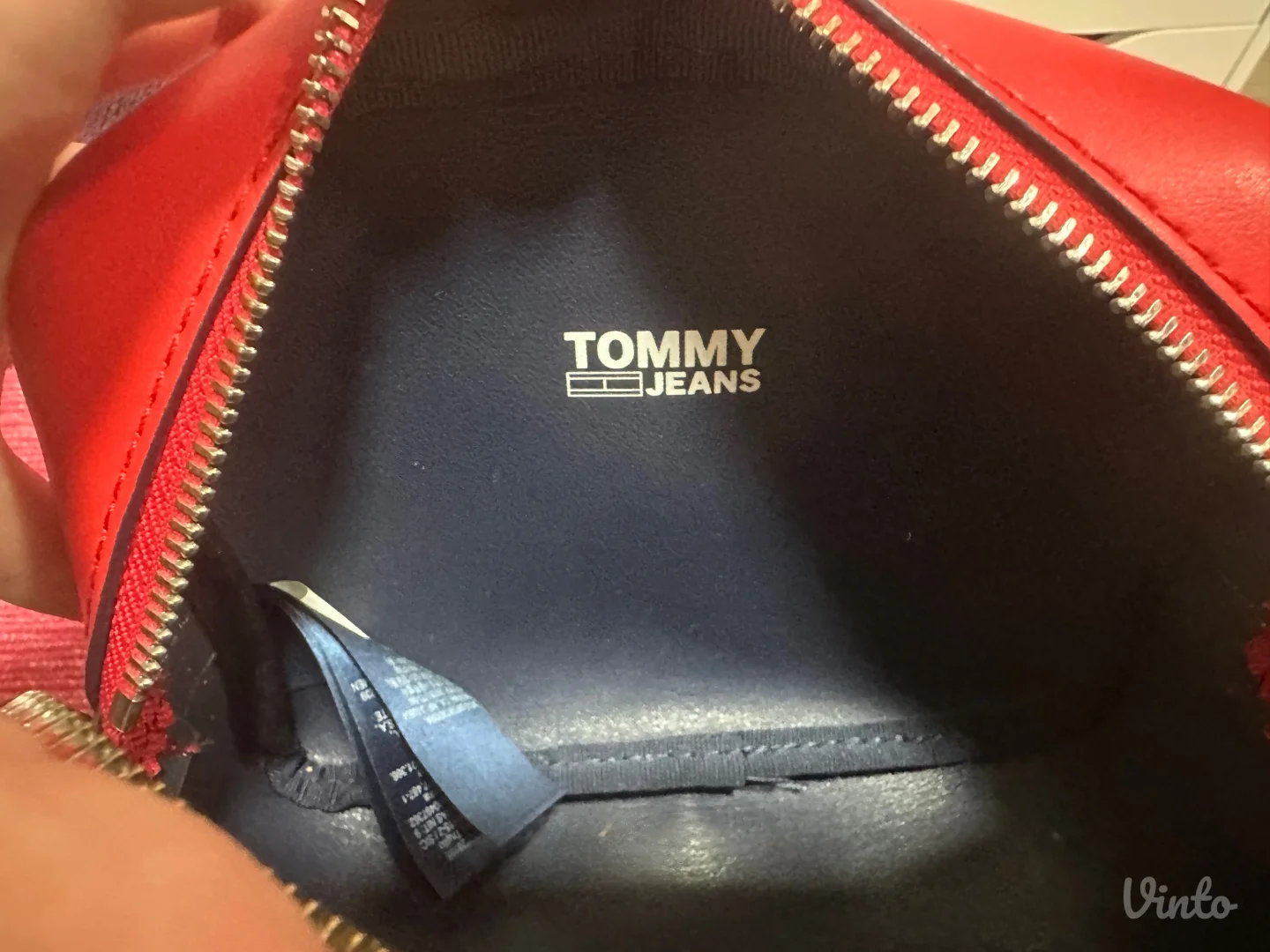 Tommy jeans-Crvena torbica