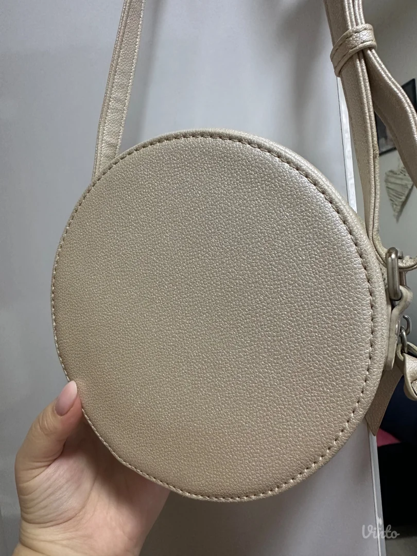 Opposite-Sedefasto roze (krem) torbica