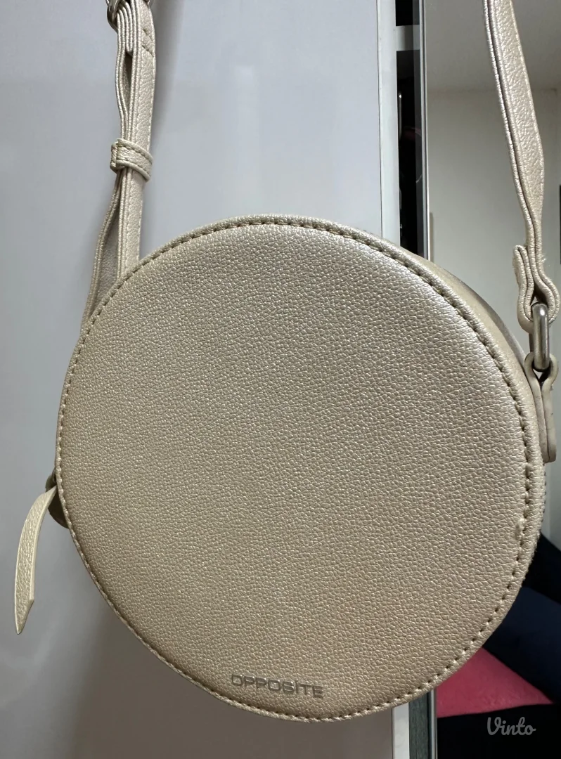 Opposite-Sedefasto roze (krem) torbica