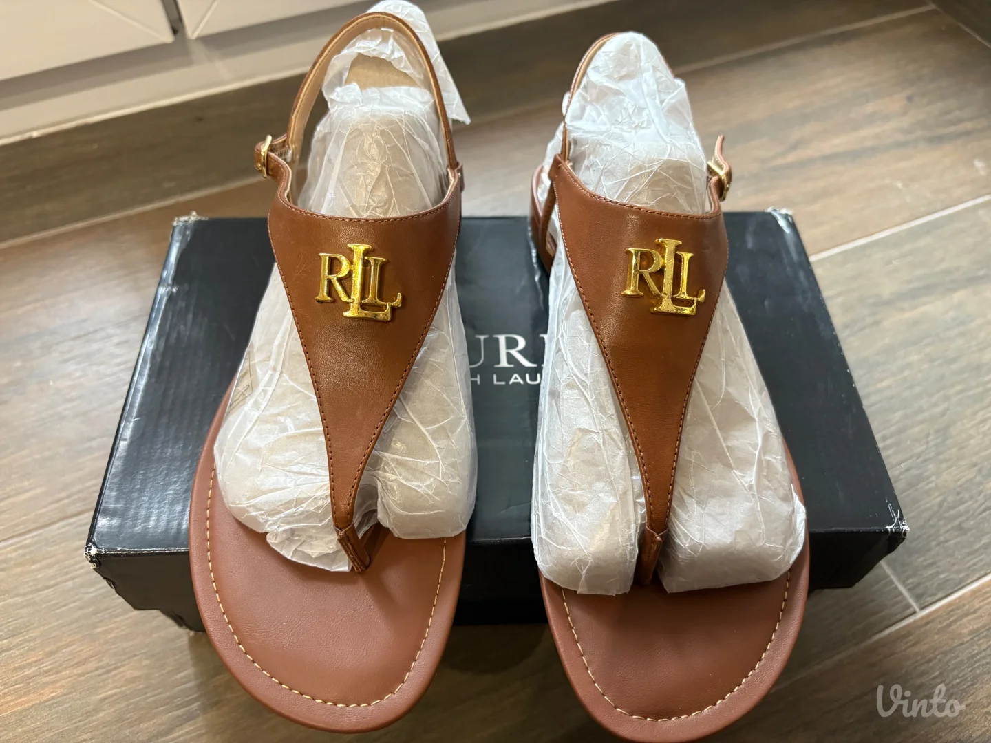 Lauren Ralph Lauren kožne sandale