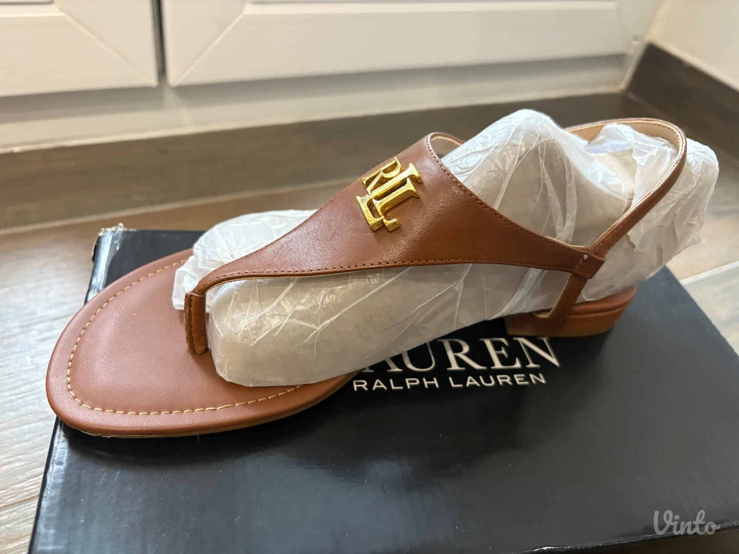 Lauren Ralph Lauren kožne sandale