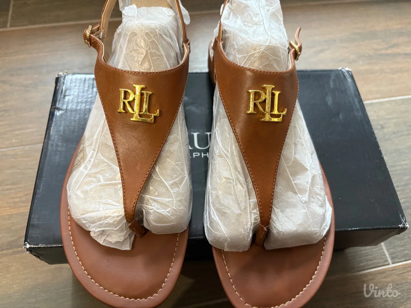 Lauren Ralph Lauren kožne sandale