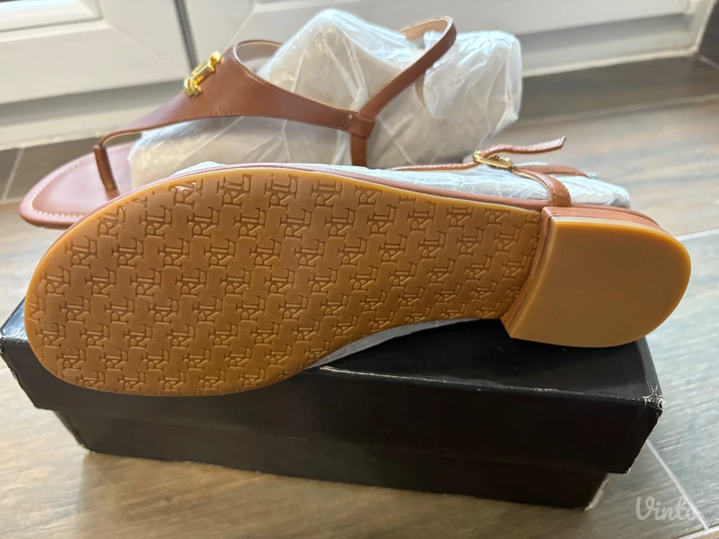 Lauren Ralph Lauren kožne sandale