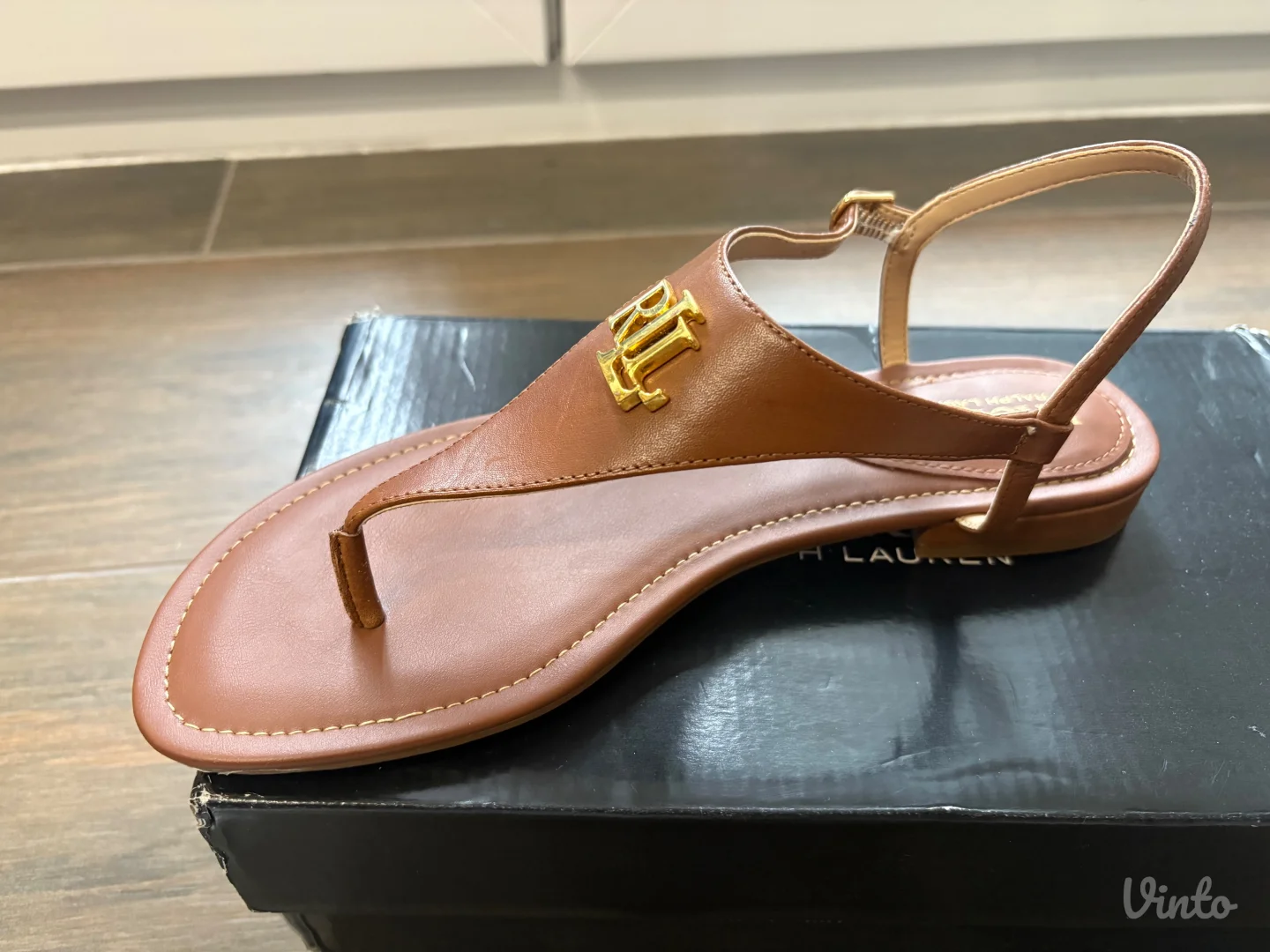 Lauren Ralph Lauren kožne sandale