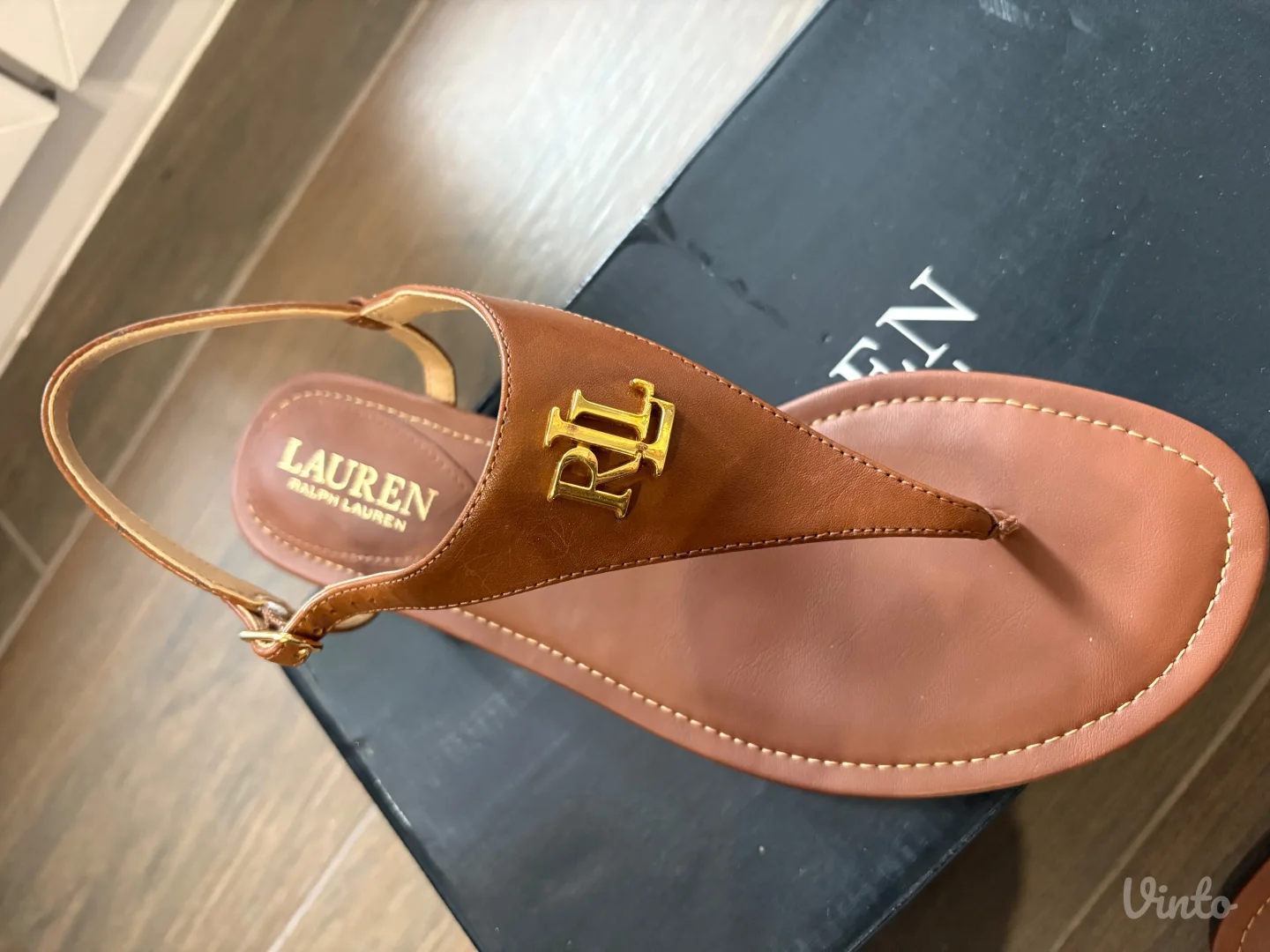 Lauren Ralph Lauren kožne sandale