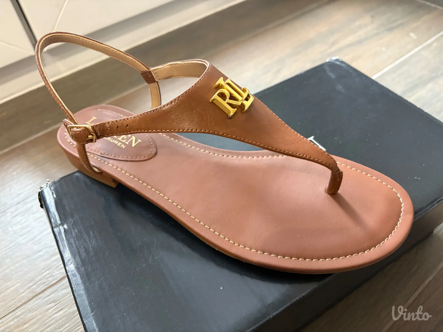 Lauren Ralph Lauren kožne sandale