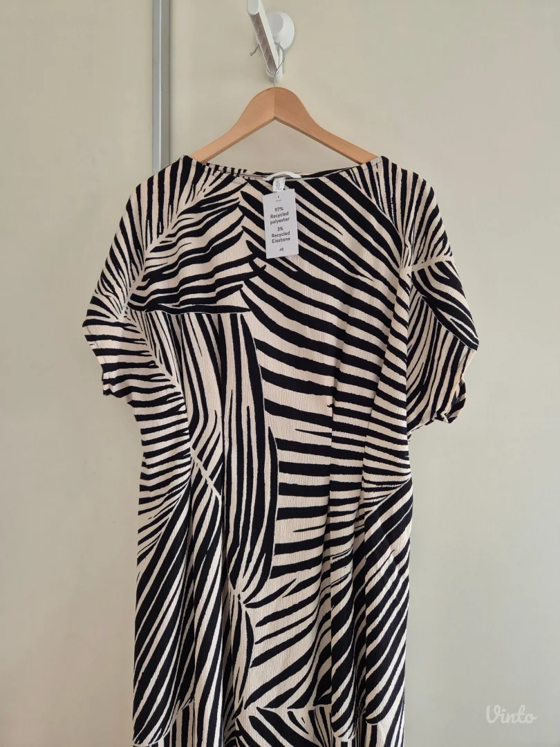 H&M zebra haljina | L