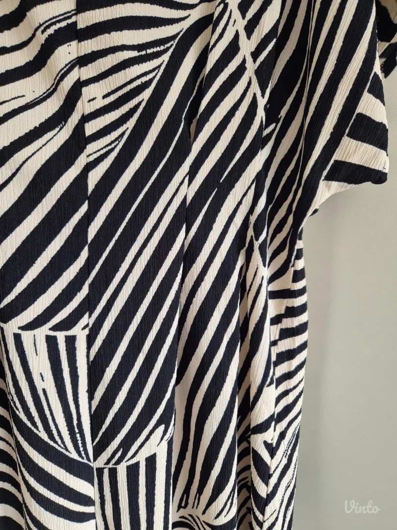 H&M zebra haljina | L