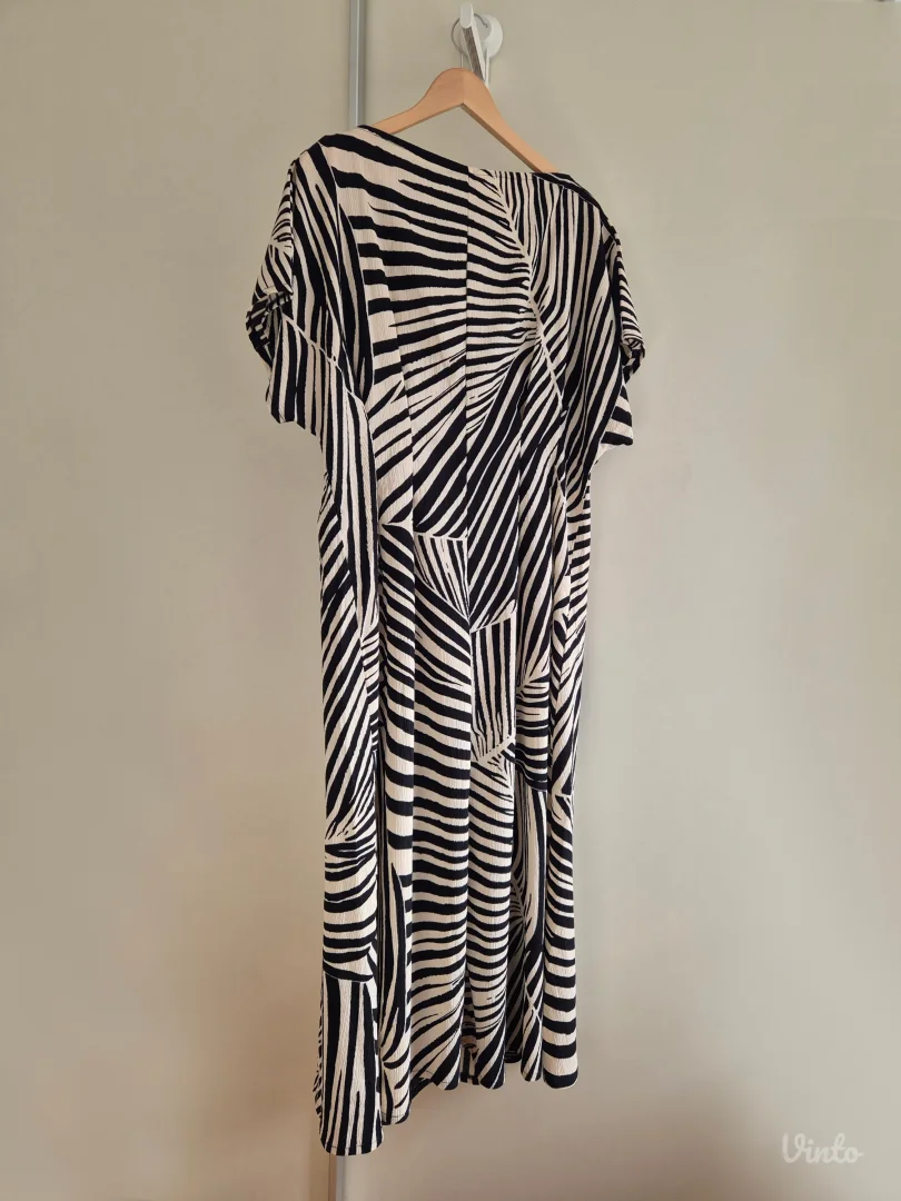 H&M zebra haljina | L