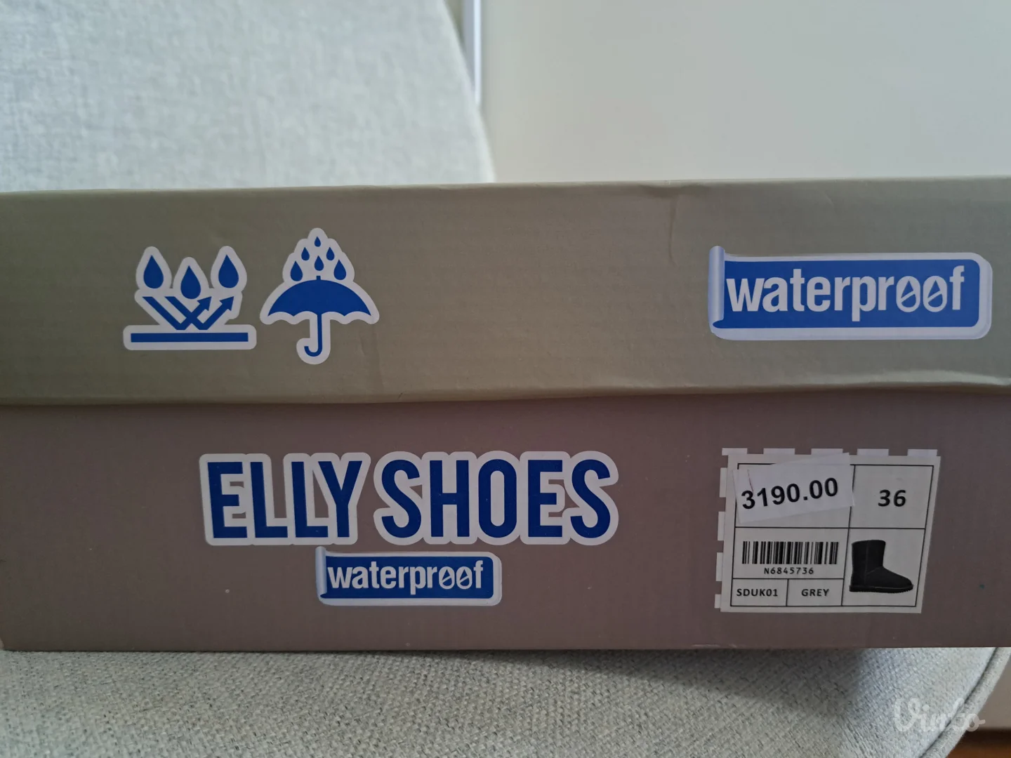 Elly Shoes Vodootporne Čizmice 36