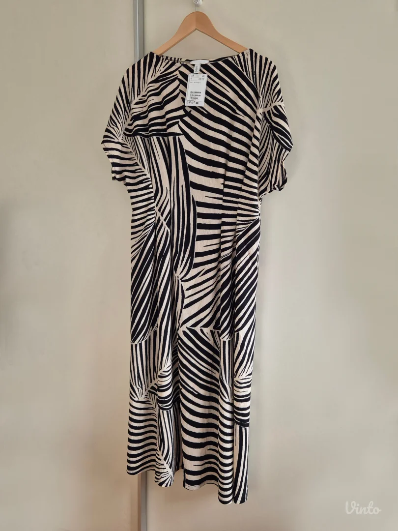H&M zebra haljina | L