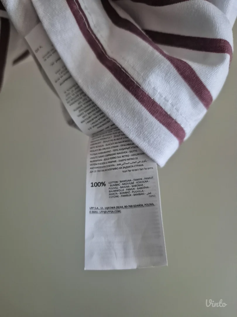 Sinsay prugasta majica | M