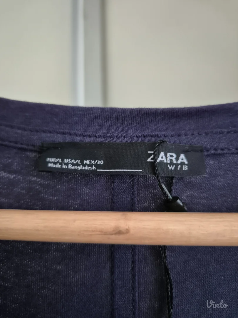 Zara pamučna majica | L