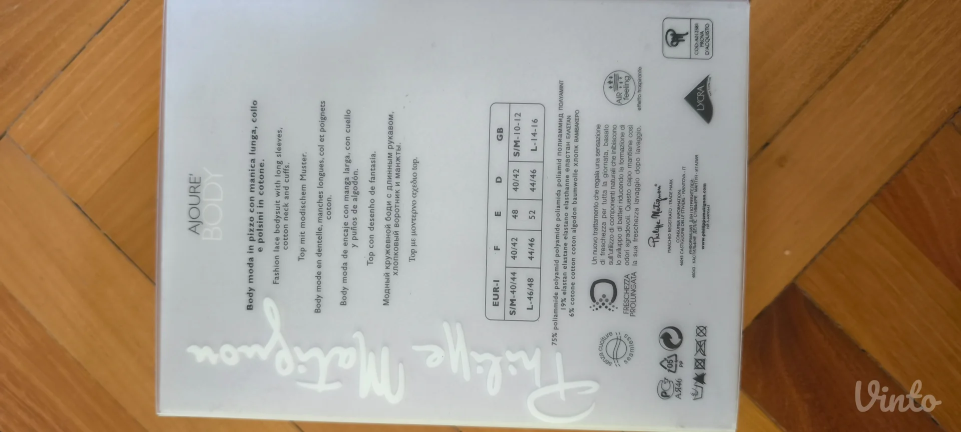 Philine Matignon bodi, veličina L