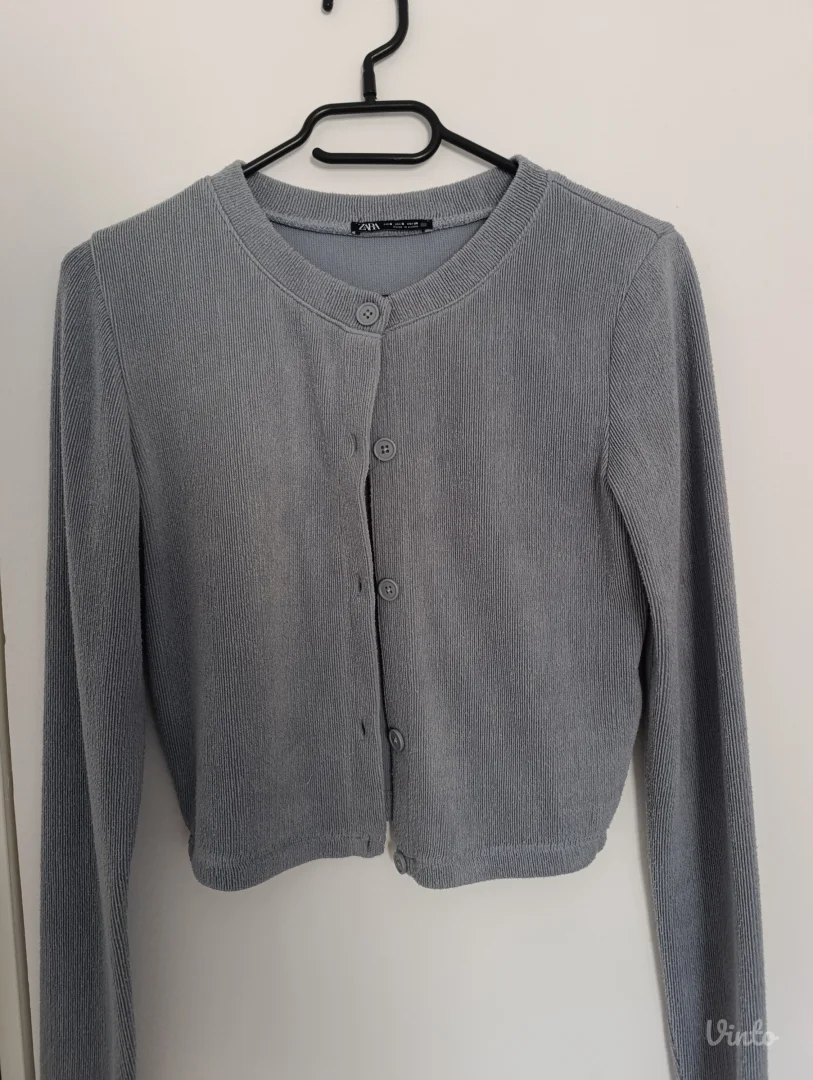 Zara - Sivo-plavi džemperić