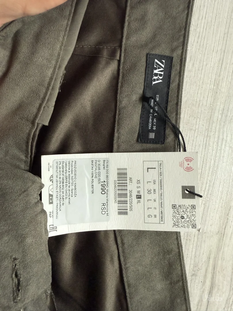Zara nove pantalone