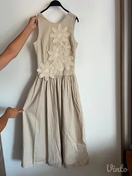 NOVA ZARA LANENA HALJINA SA ETIKETOM, VEL S, M, L