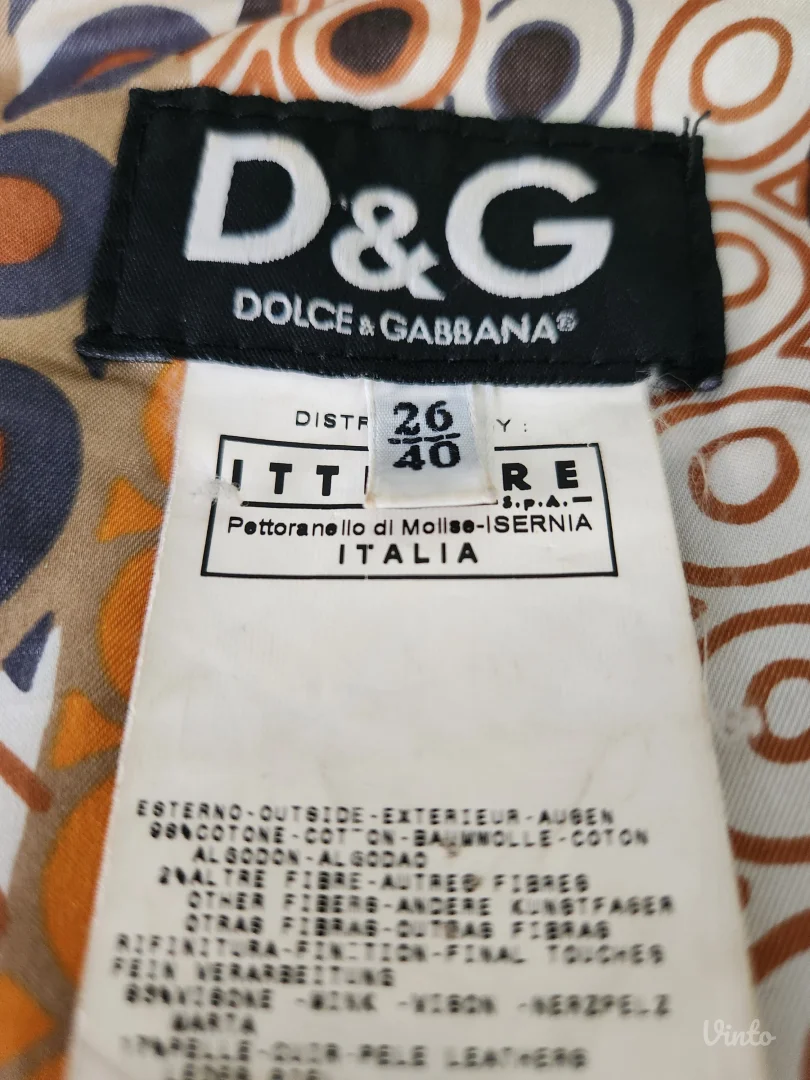Dolce & Gabbana teksas jakna