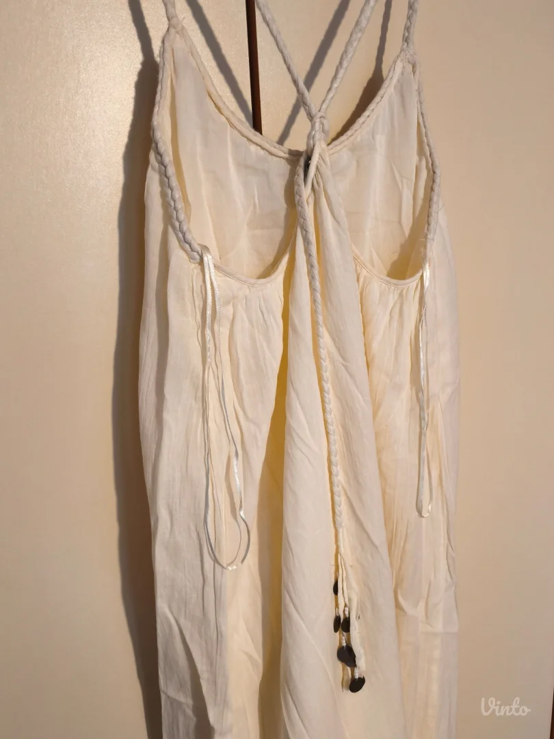 Zara bež letnja haljina