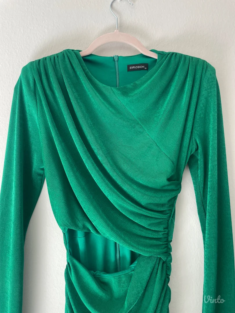 Kratka zelena haljina