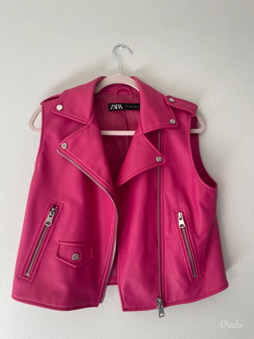 Zara kozni prsluk, pink