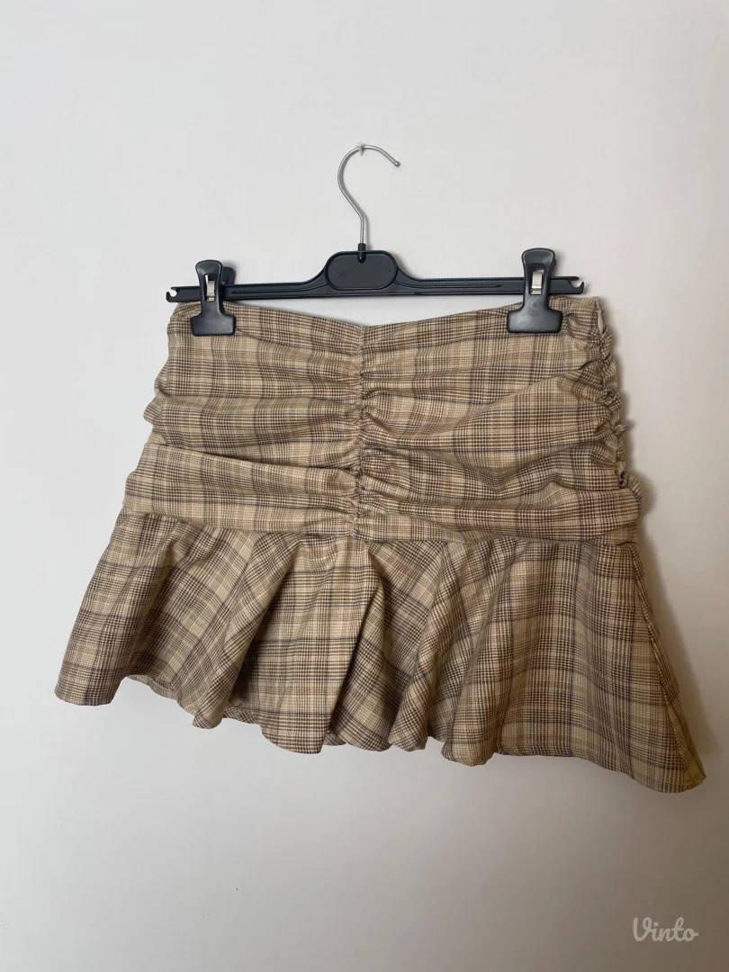 Blondy karirani skort