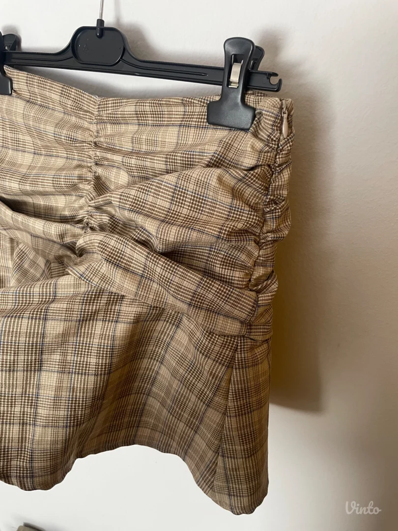 Blondy karirani skort