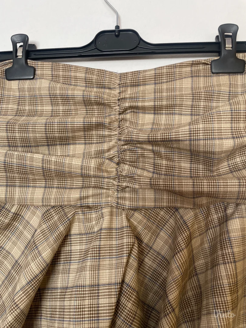 Blondy karirani skort