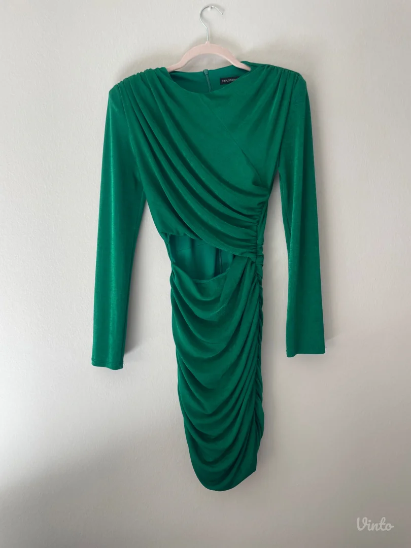 Kratka zelena haljina