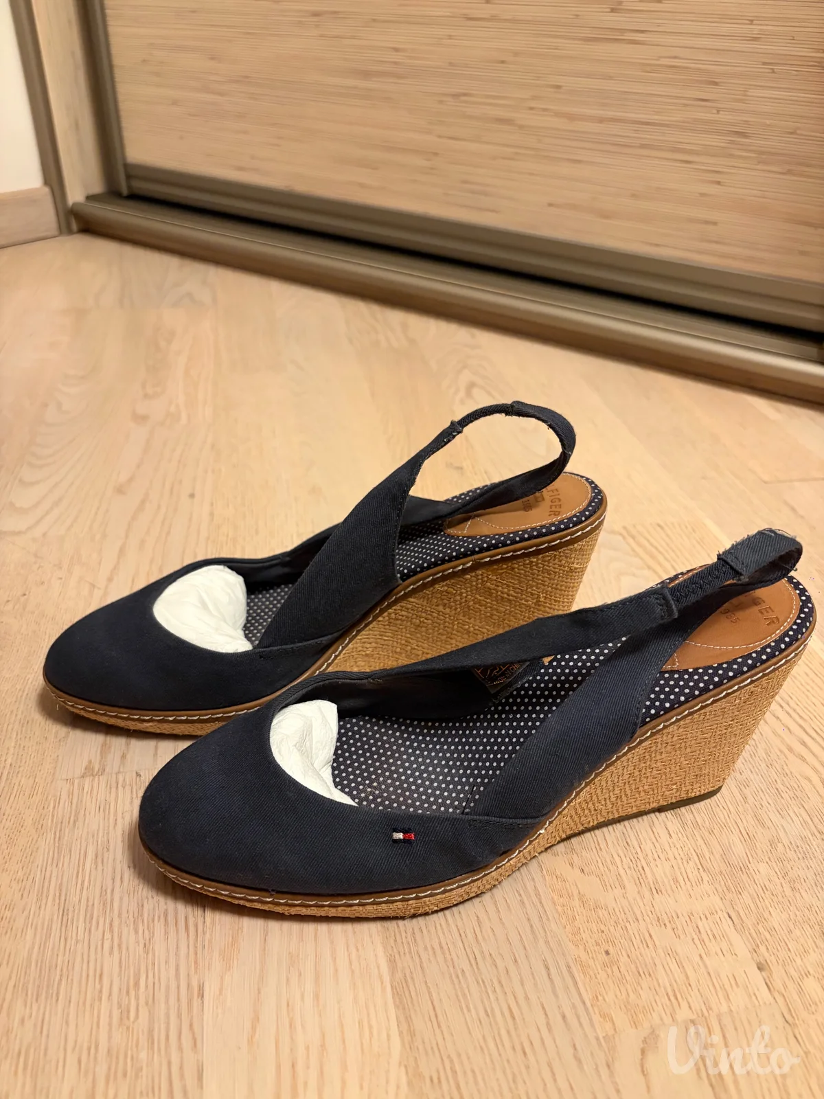 Tommy Hilfiger espadrile na štiklu