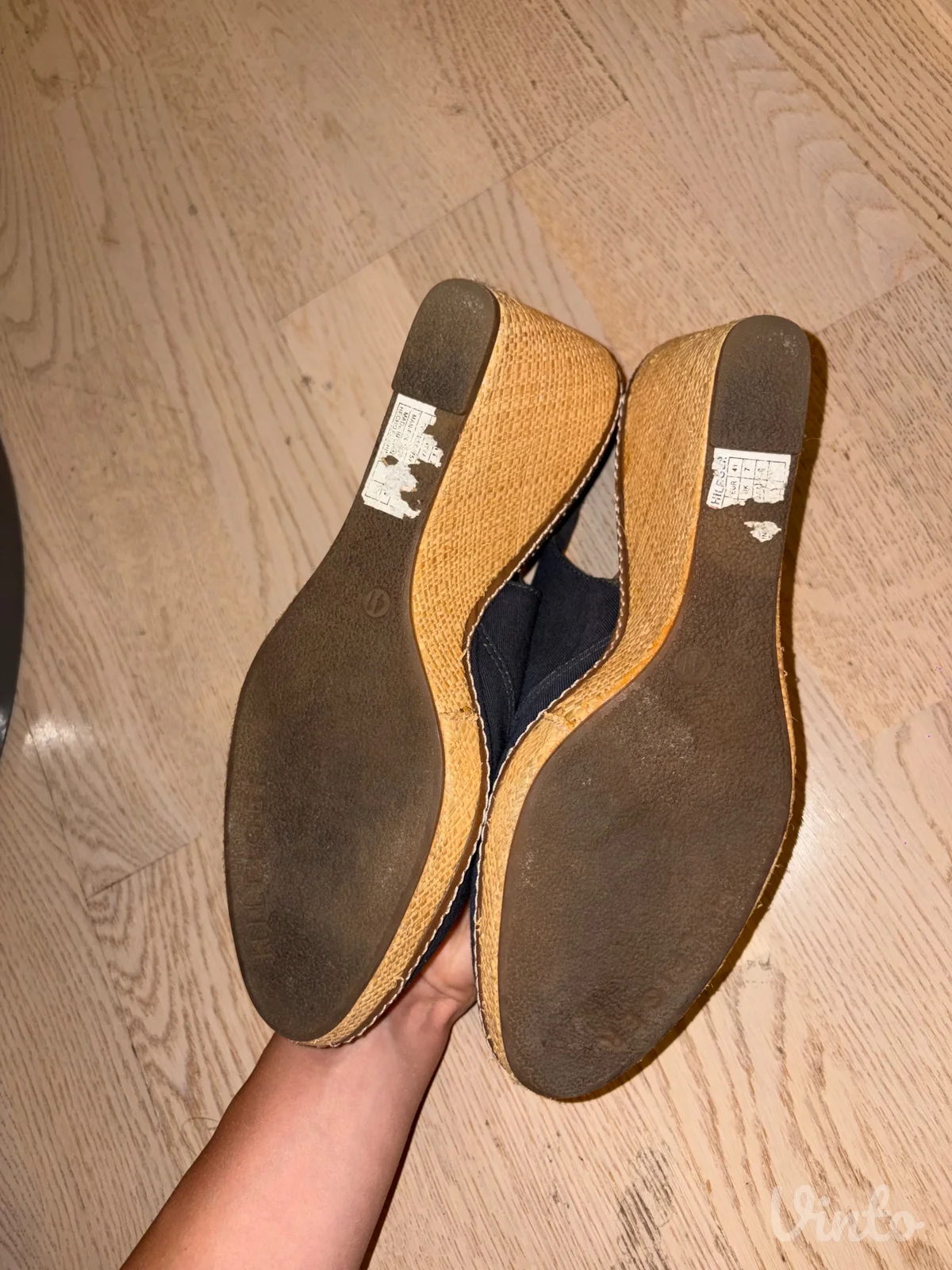 Tommy Hilfiger espadrile na štiklu