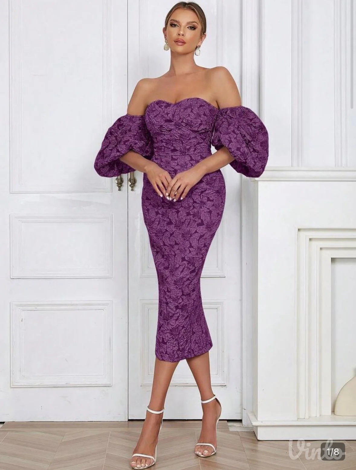 Nova elegantna midi haljina