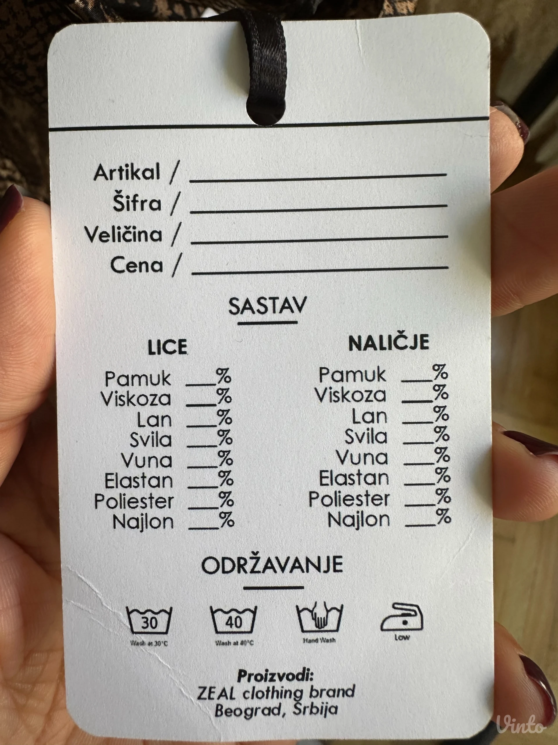 NOVA svečana haljina u zmija dezenu