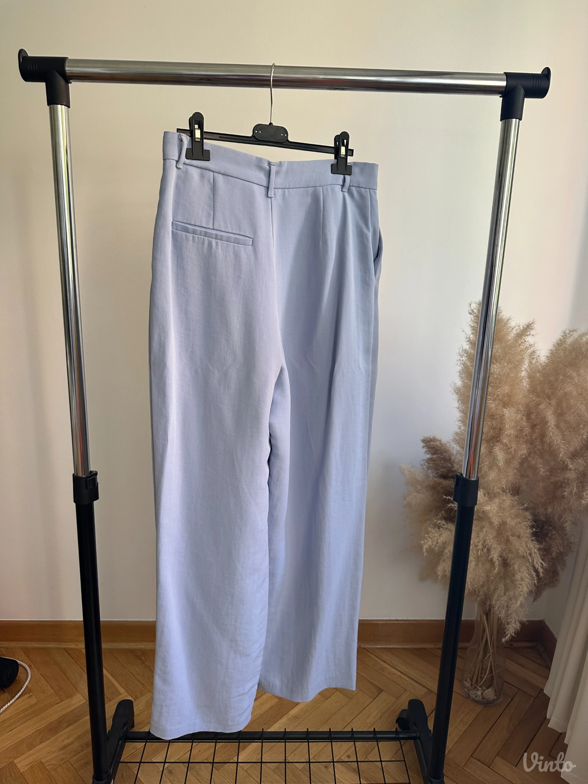 Zara Šire Pantalone Duboki Struk
