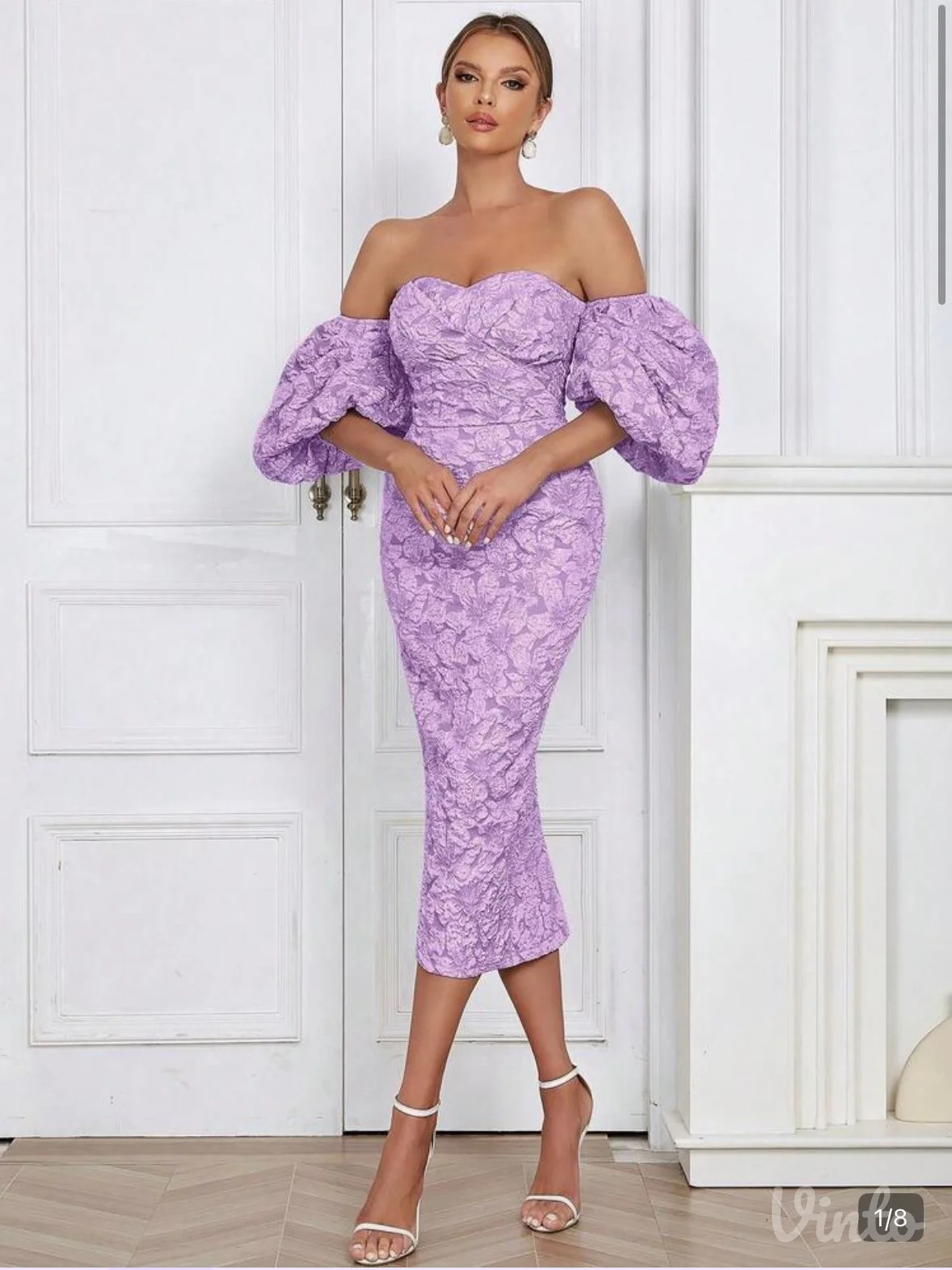 Nova elegantna midi haljina