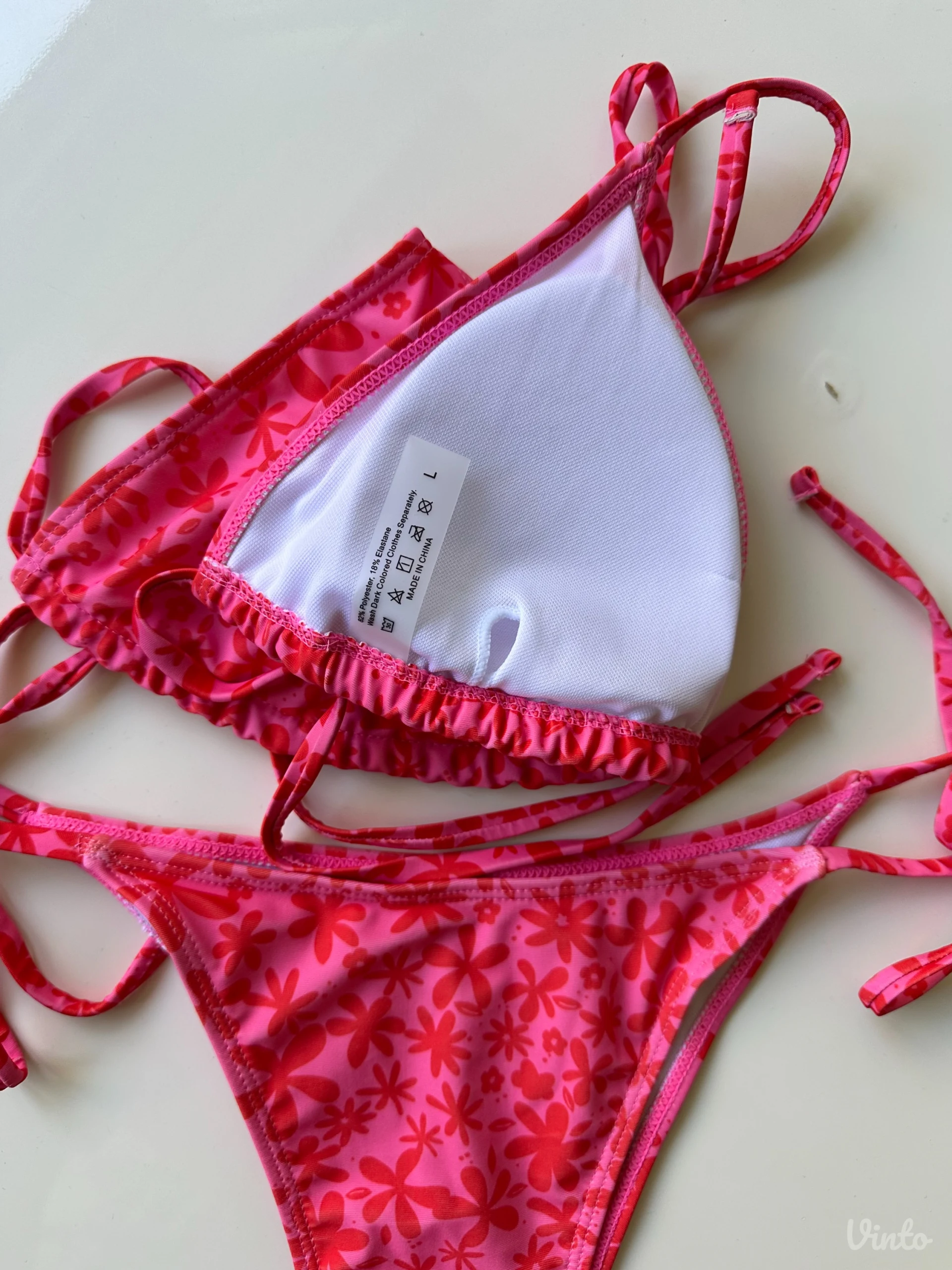 NOVO cvetni bikini set