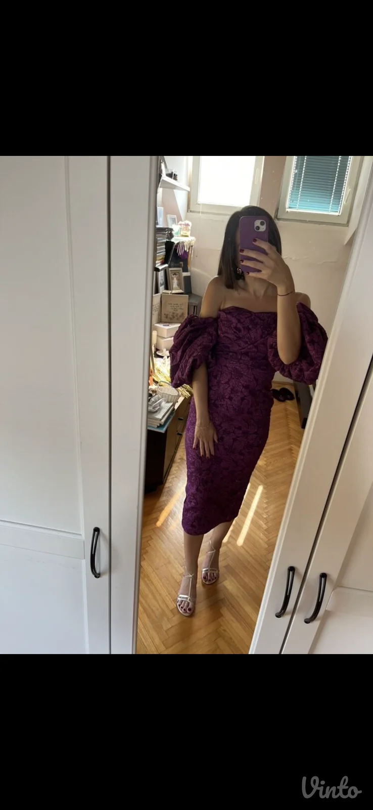 Nova elegantna midi haljina