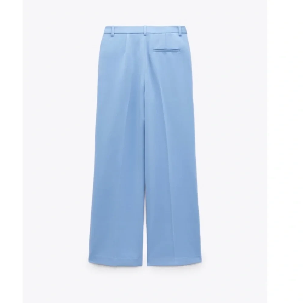 Zara Šire Pantalone Duboki Struk