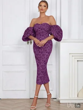 Nova elegantna midi haljina